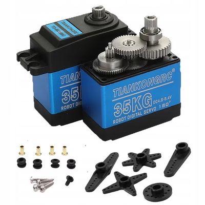 تيانكونغرك TD-6635MG 35KG 4.8-8.4V محرك سيرفو رقمي لسيارة RC روبوت الذكية