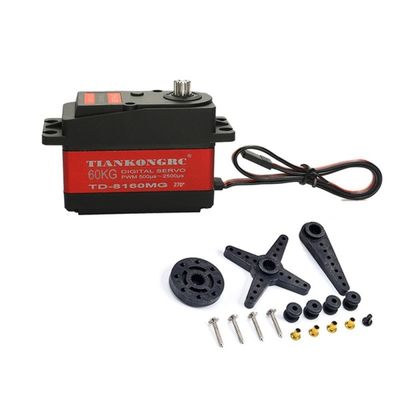 سعر جيد تيانكونغ ريك TD-8160MG 60KG 6V-8.4V معدن Gear عزم عالية عالية السرعة مقاومة للماء الرقمية سيرفو محرك ل 1/5 روبوت سيارة RC الانترنت
