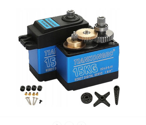 سعر جيد تيانكونغرك TD-6615MG 15KG 4.8-8.4V محرك سيرفو رقمي لسيارة روبوت ذكية RC الانترنت