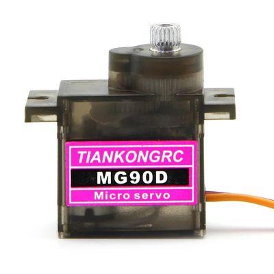 سعر جيد TIANKONGRC MG90D  9 جرام محرك سيرفو صغير سيرفو للطائرة RC روبوت DIY أجزاء المشروع. (بدون حد ميكانيكي) الانترنت